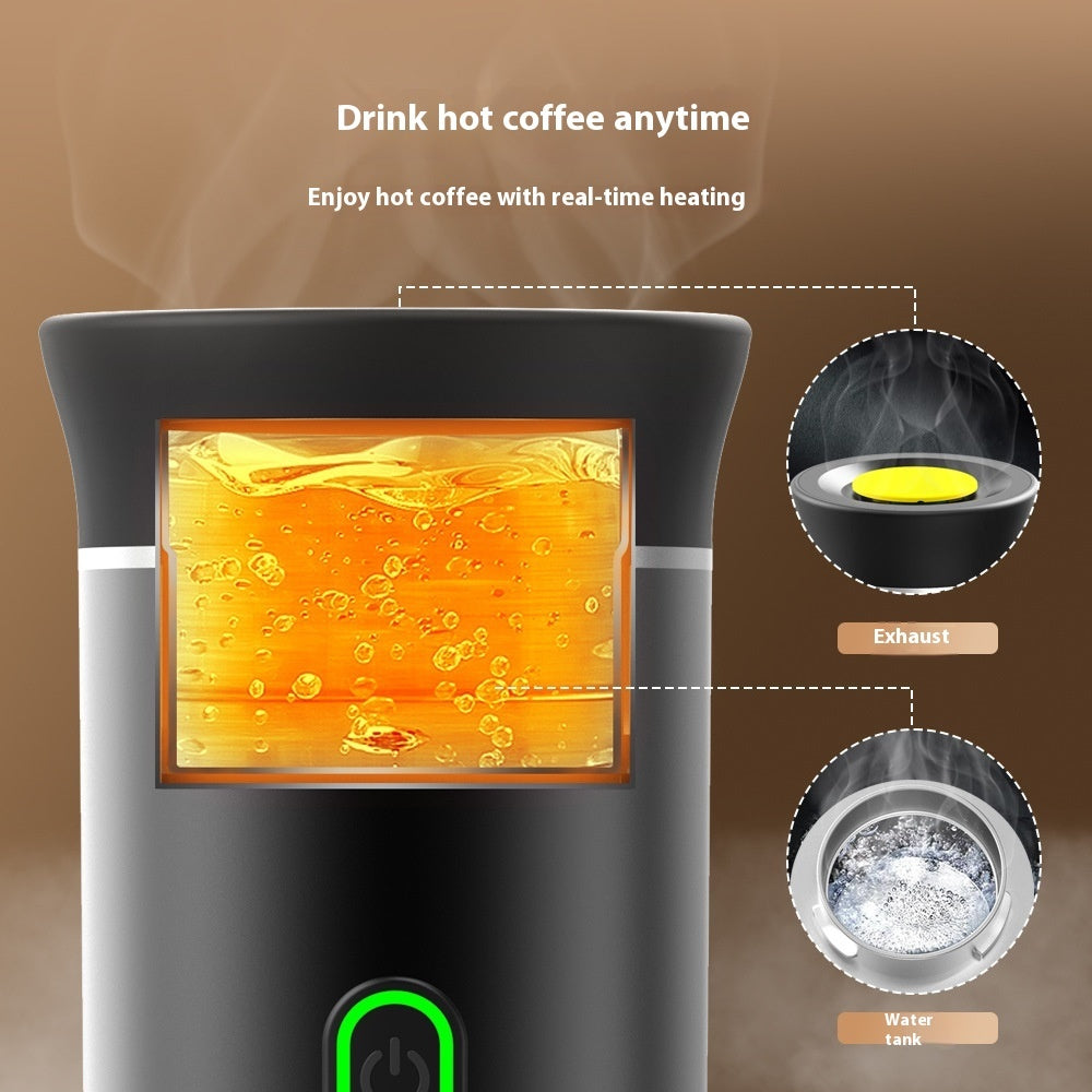 Draagbare 3-in-1 Elektrische Koffiemachine – Espresso & Capsule Maker voor Onderweg