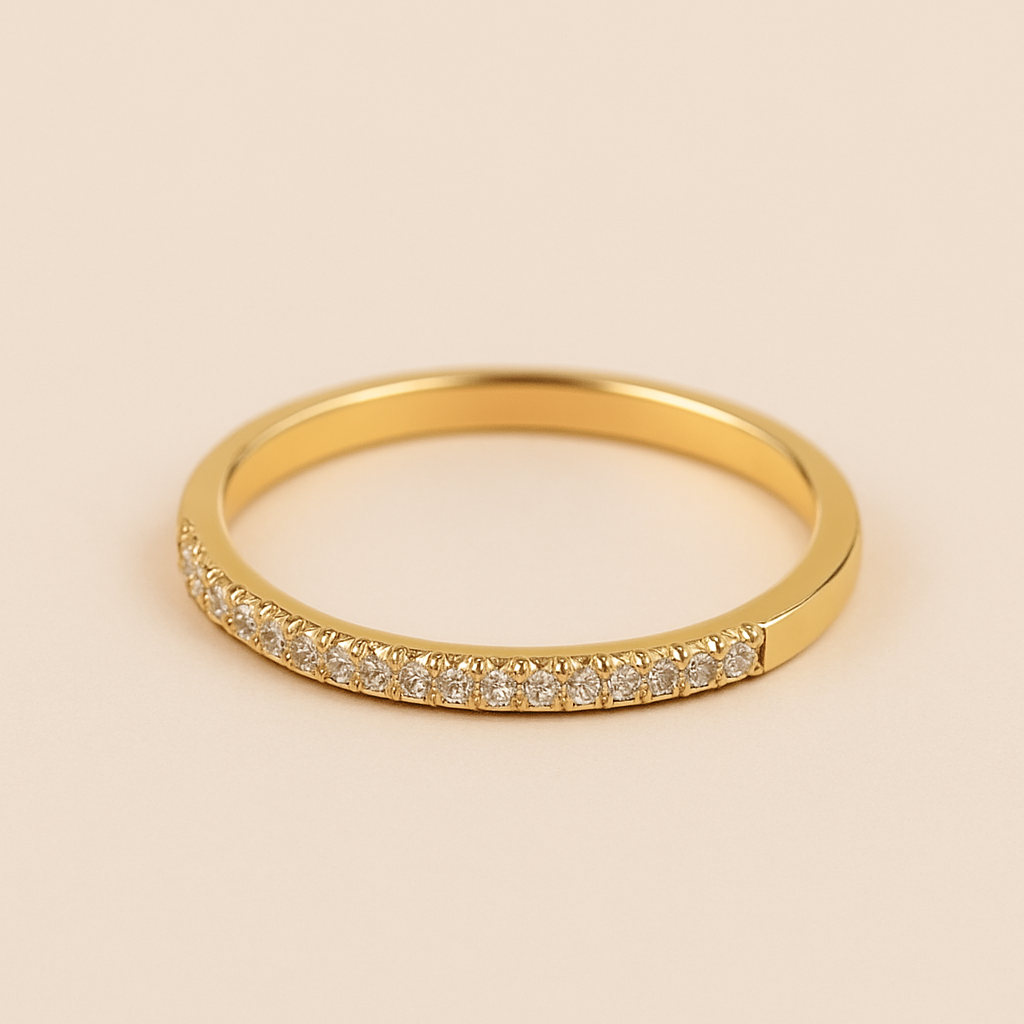 Minimalistische Eternity Ring