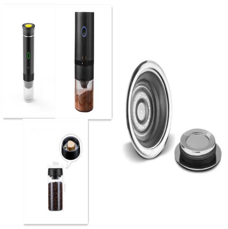 Draagbare 3-in-1 Elektrische Koffiemachine – Espresso & Capsule Maker voor Onderweg