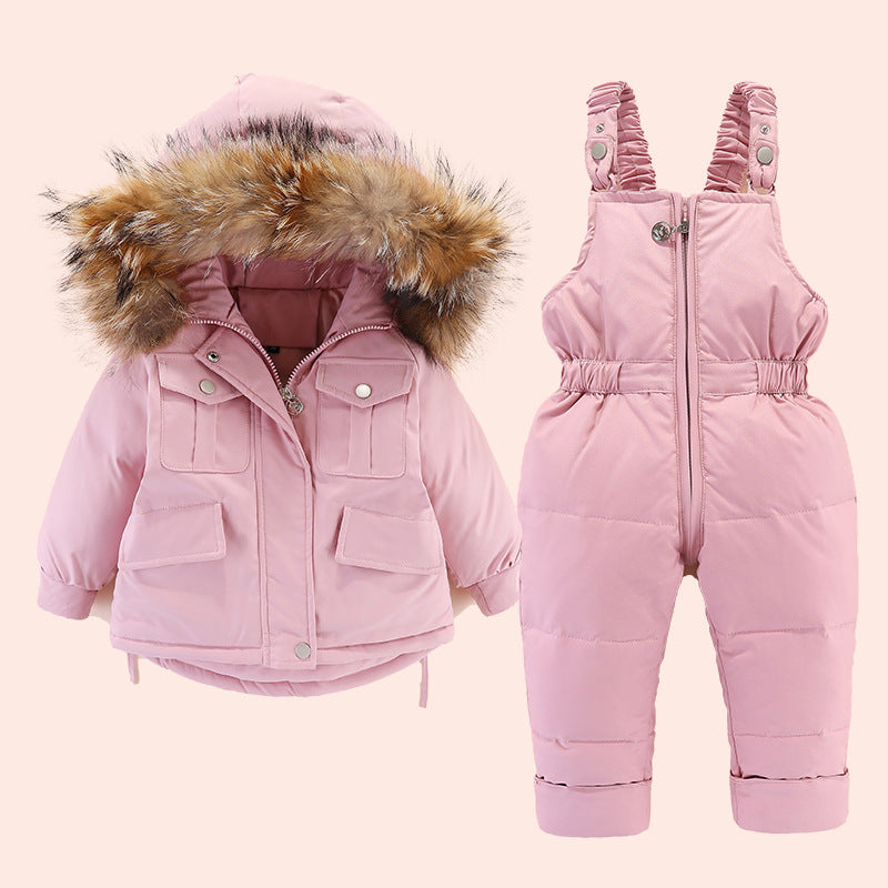 Baby Winter Two-Piece Suit – Warme Jas + Salopette