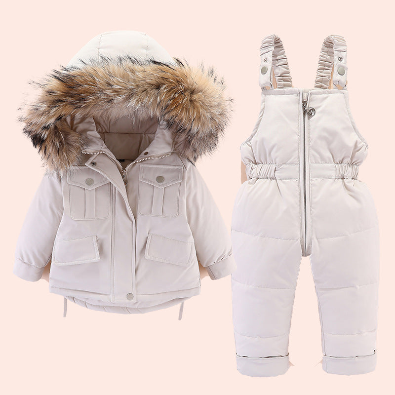 Baby Winter Two-Piece Suit – Warme Jas + Salopette