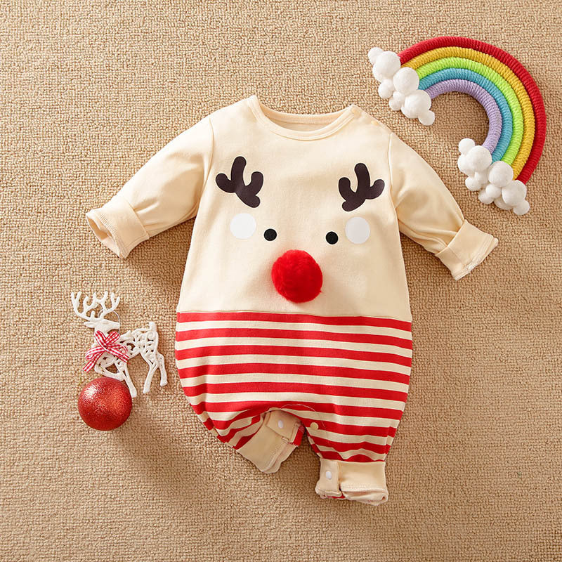 Kerst Baby Onesie – Santa Claus & Reindeer Romper (Meerdere Designs)