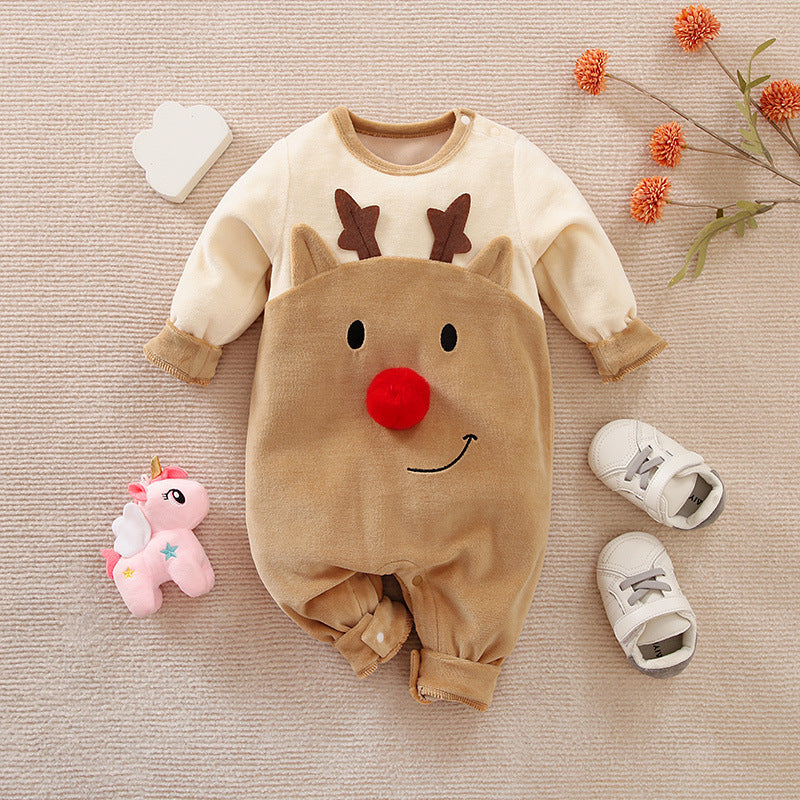 Kerst Baby Onesie – Santa Claus & Reindeer Romper (Meerdere Designs)