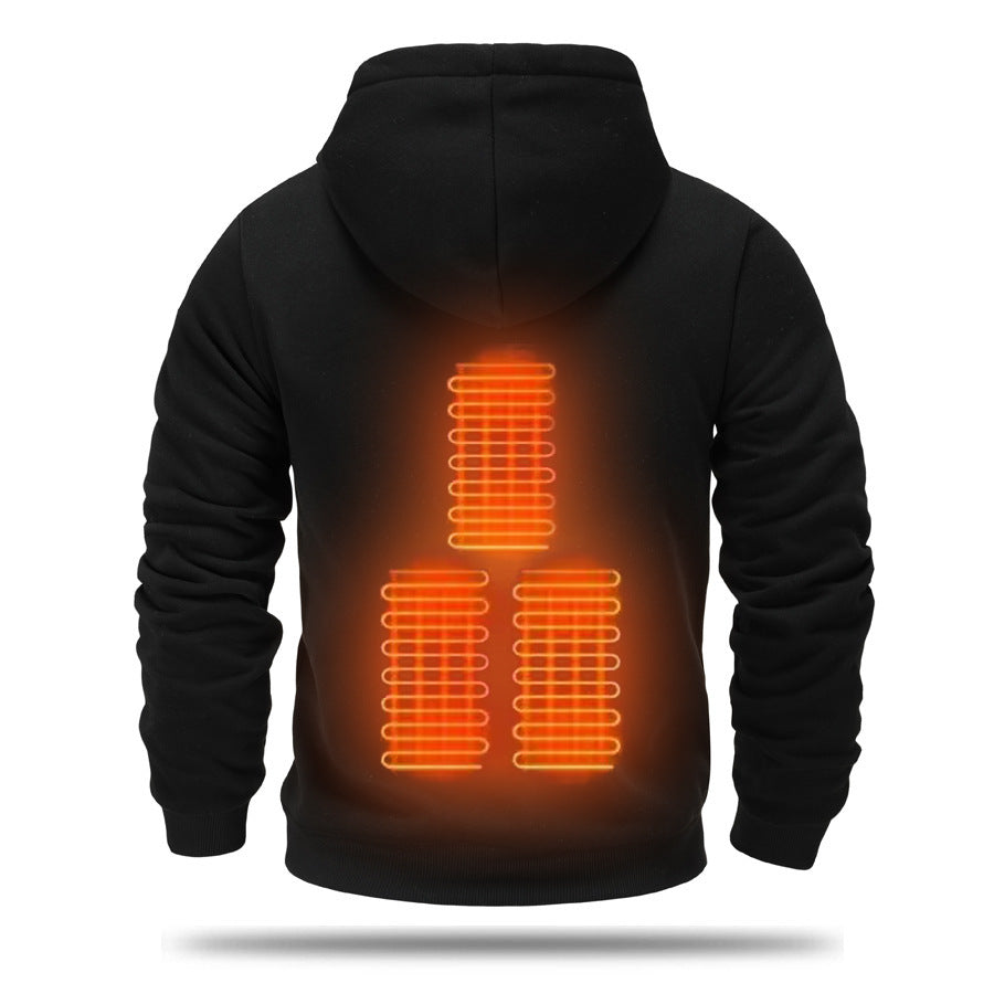 Men’s USB Heated Hoodie – Warmte op Knopdruk