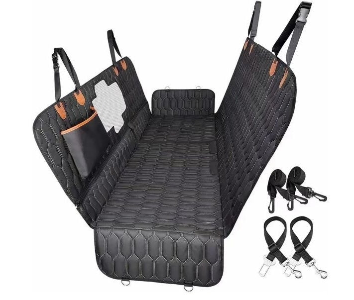 Waterdichte 3-in-1 Auto Beschermmat voor Honden – Achterbank Hammock & Reismat