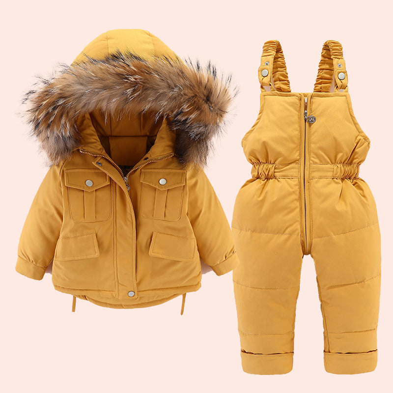 Baby Winter Two-Piece Suit – Warme Jas + Salopette
