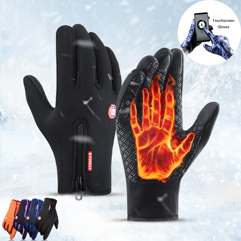 Waterdichte Winterhandschoenen met Touchscreen & Fleece – Unisex Sport & Motor Gloves