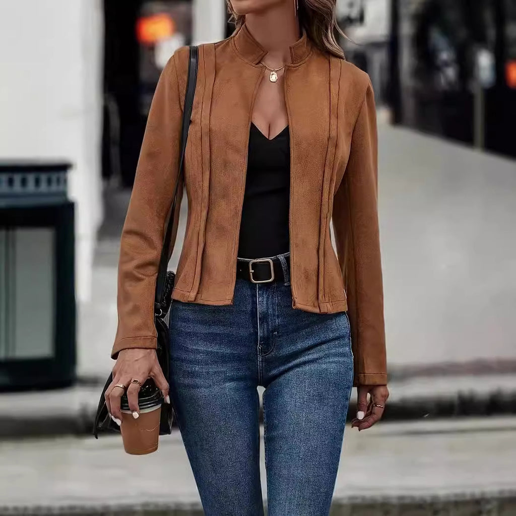 Elegante Damesjas – All-Match Winter Jacket met Cardigan Look