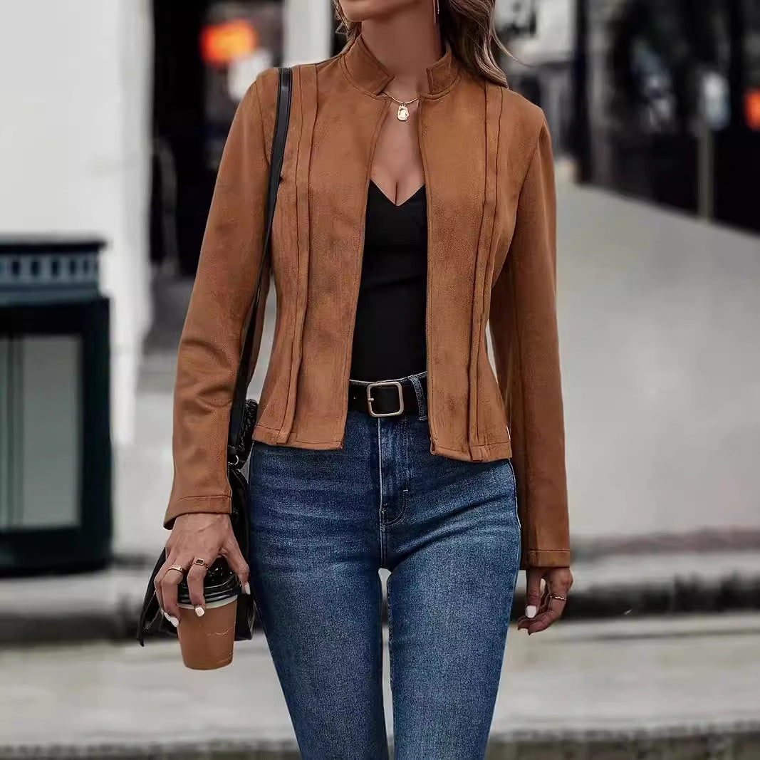 Elegante Damesjas – All-Match Winter Jacket met Cardigan Look