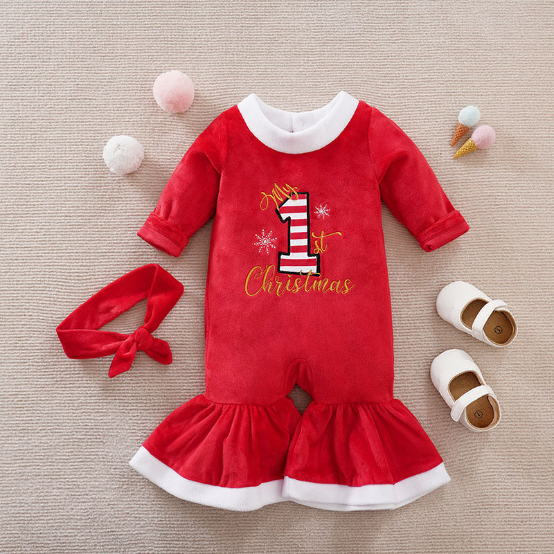 Kerst Baby Onesie – Santa Claus & Reindeer Romper (Meerdere Designs)