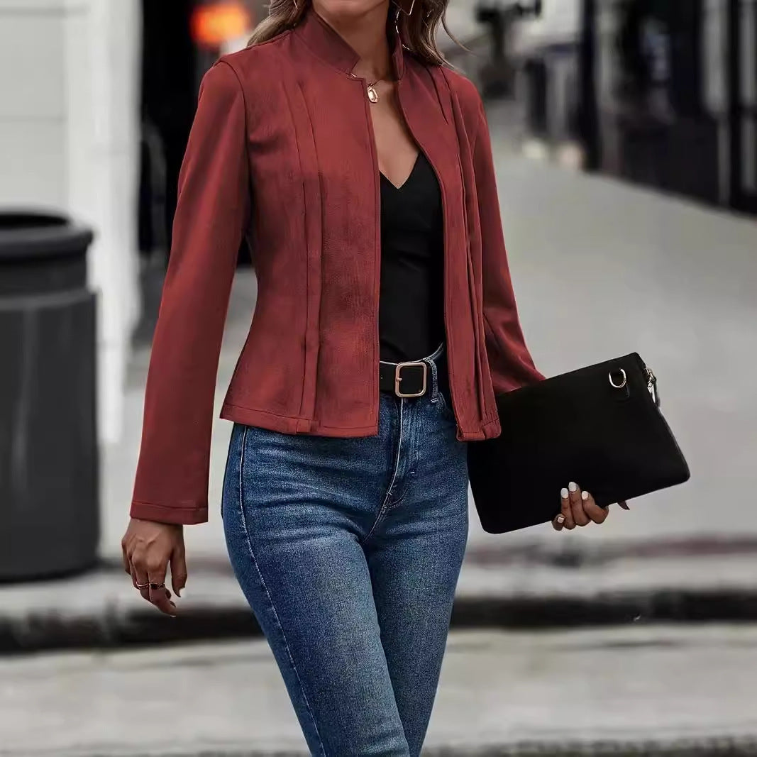 Elegante Damesjas – All-Match Winter Jacket met Cardigan Look