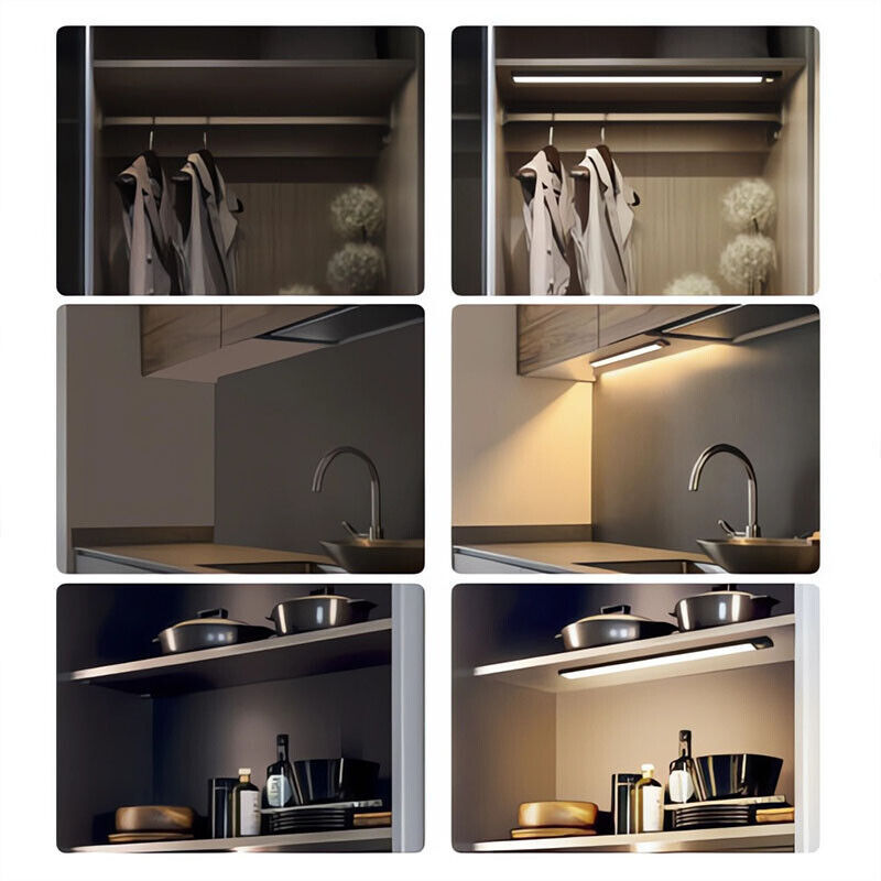 💡 Dimbare LED Bewegingssensor Lamp – Oplaadbare Magnetische Kastverlichting