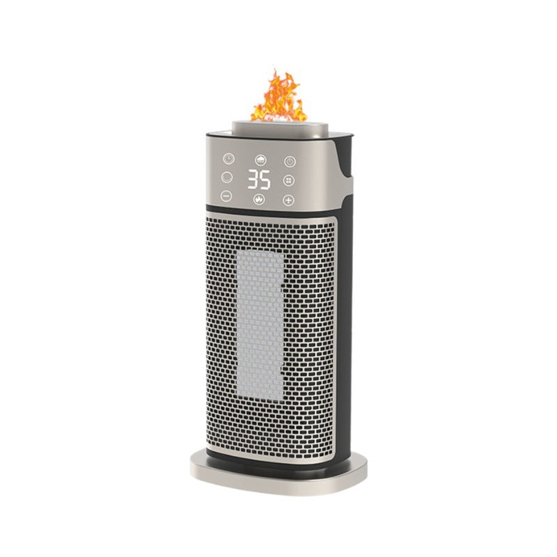 3D Flame Effect Warm Air Blower – Luxe Verwarmende & Bevochtigende Heater