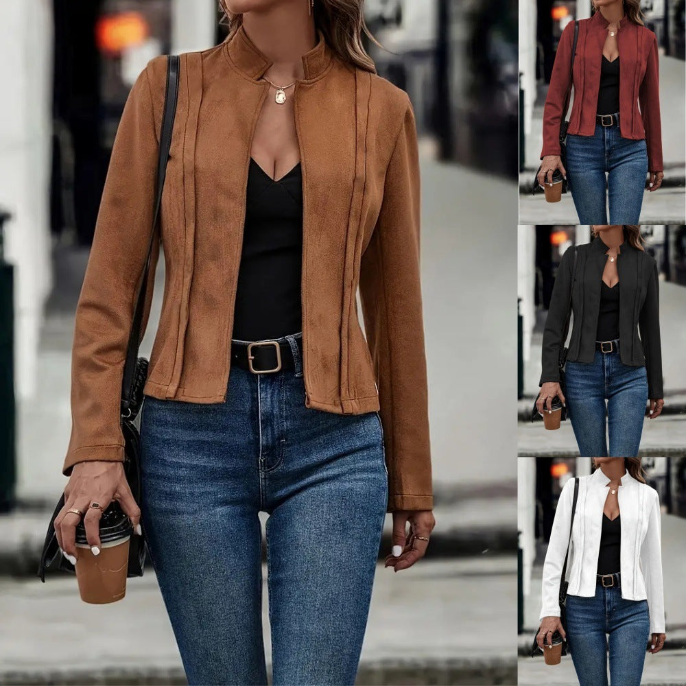 Elegante Damesjas – All-Match Winter Jacket met Cardigan Look