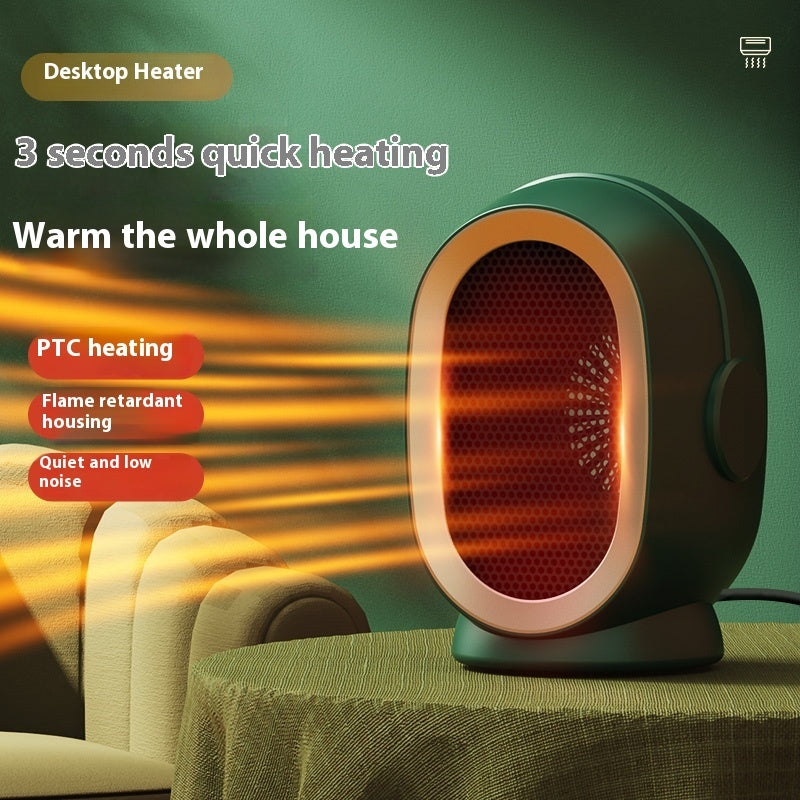 800W Mini PTC Heater – Snelle Verwarming in 3 Seconden | Compact & Veilig