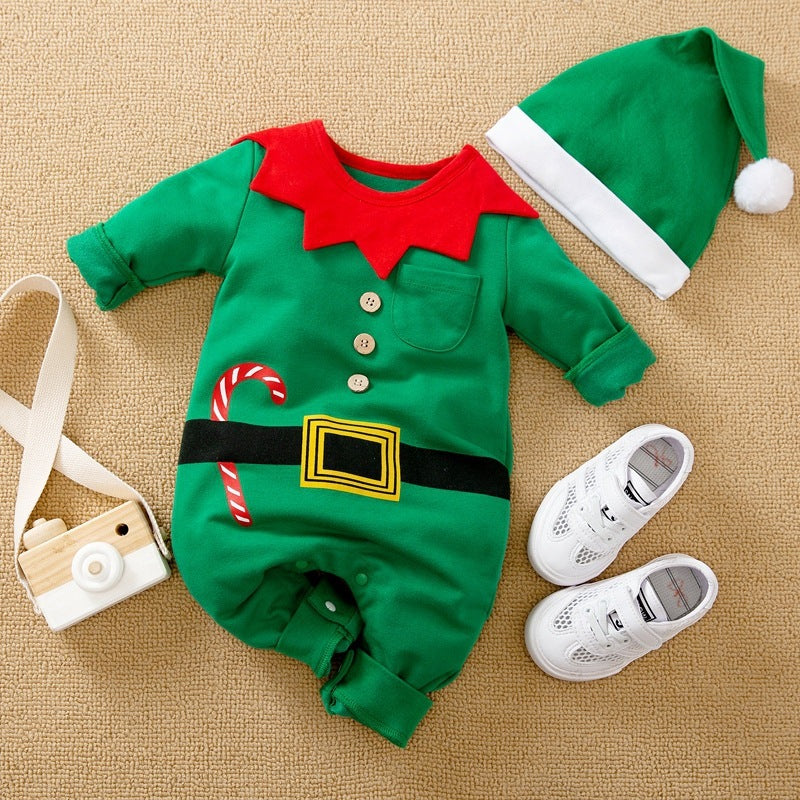 Kerst Baby Onesie – Santa Claus & Reindeer Romper (Meerdere Designs)