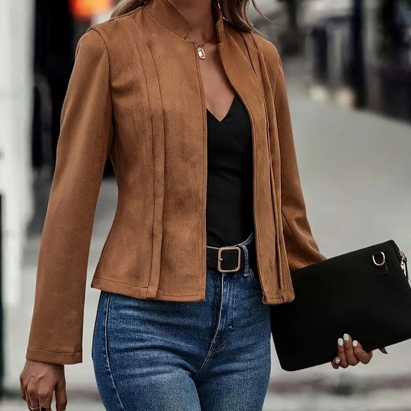 Elegante Damesjas – All-Match Winter Jacket met Cardigan Look