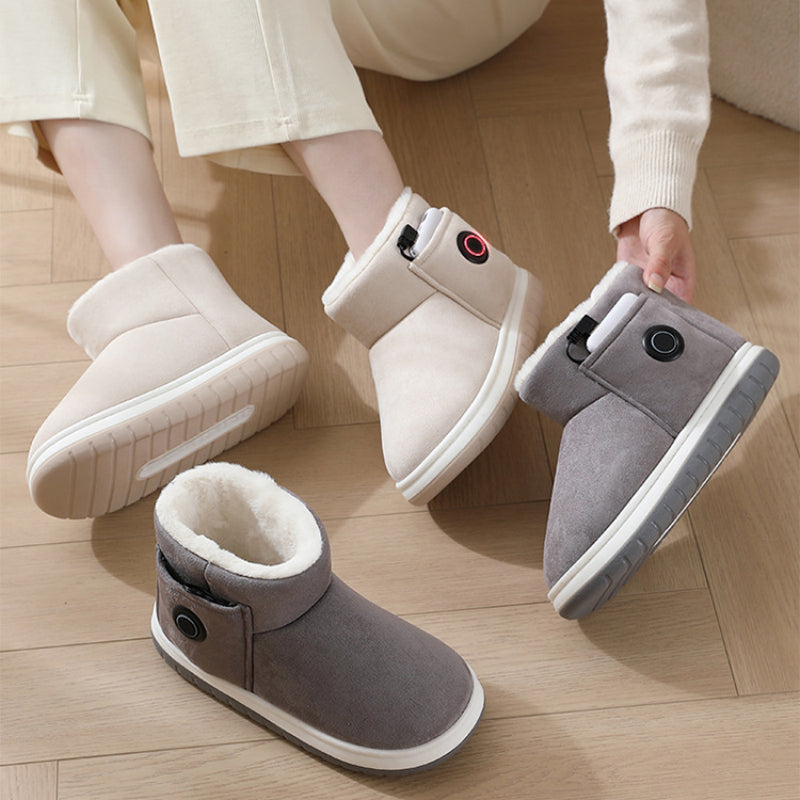 Rechargeable Heating Slippers – Warme Winter Pantoffels