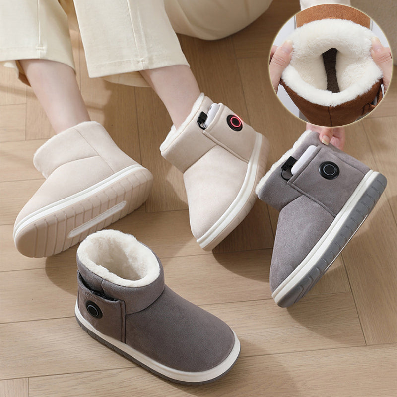 Rechargeable Heating Slippers – Warme Winter Pantoffels