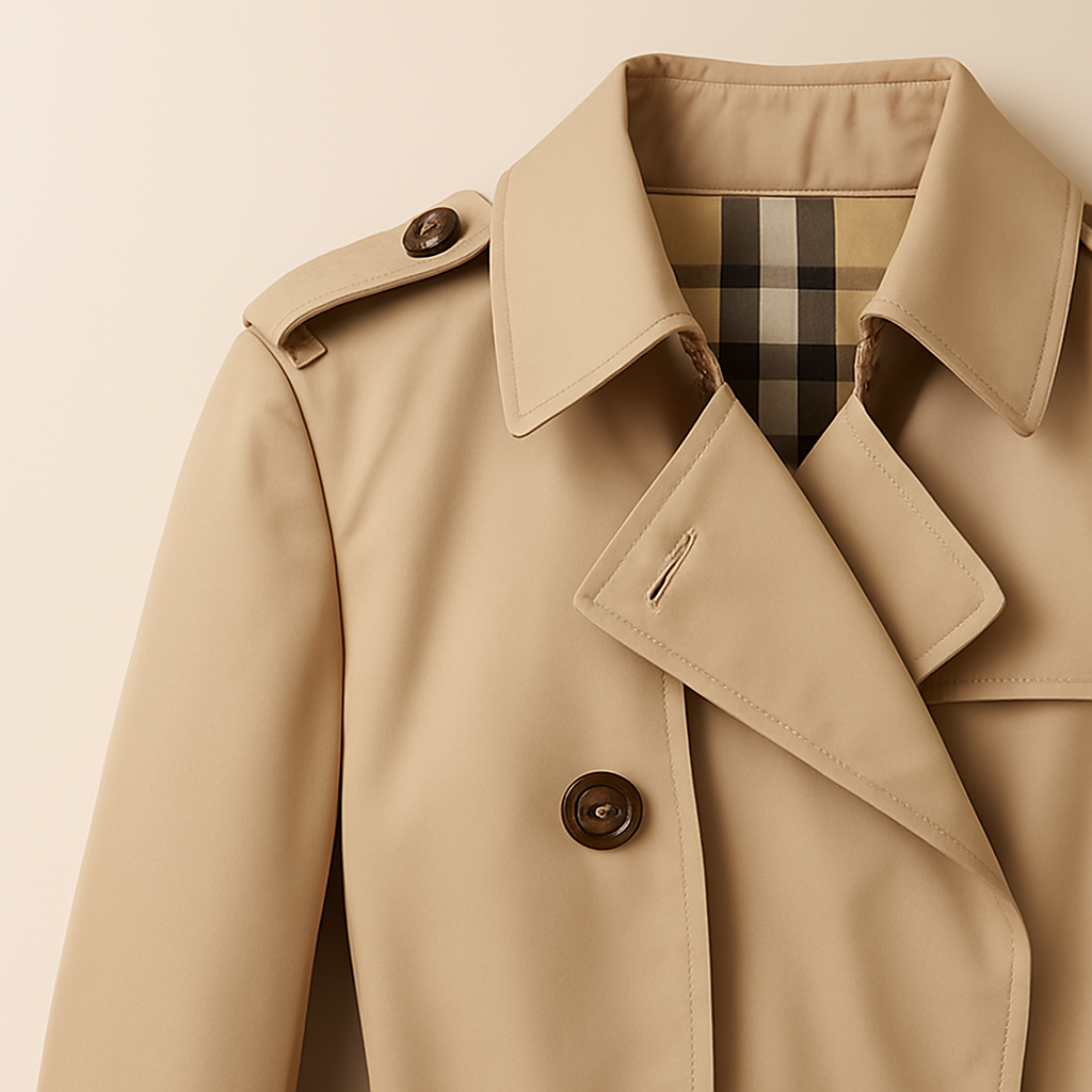 Dames Trenchcoat - khaki Stijlvol & Tijdloos