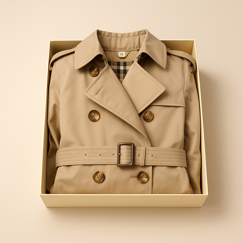 Dames Trenchcoat - khaki Stijlvol & Tijdloos