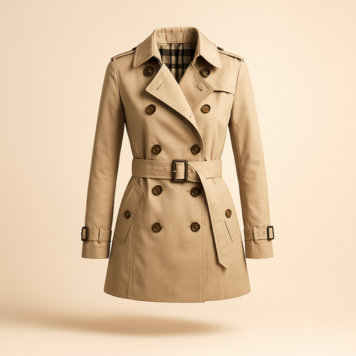 Dames Trenchcoat - khaki Stijlvol & Tijdloos