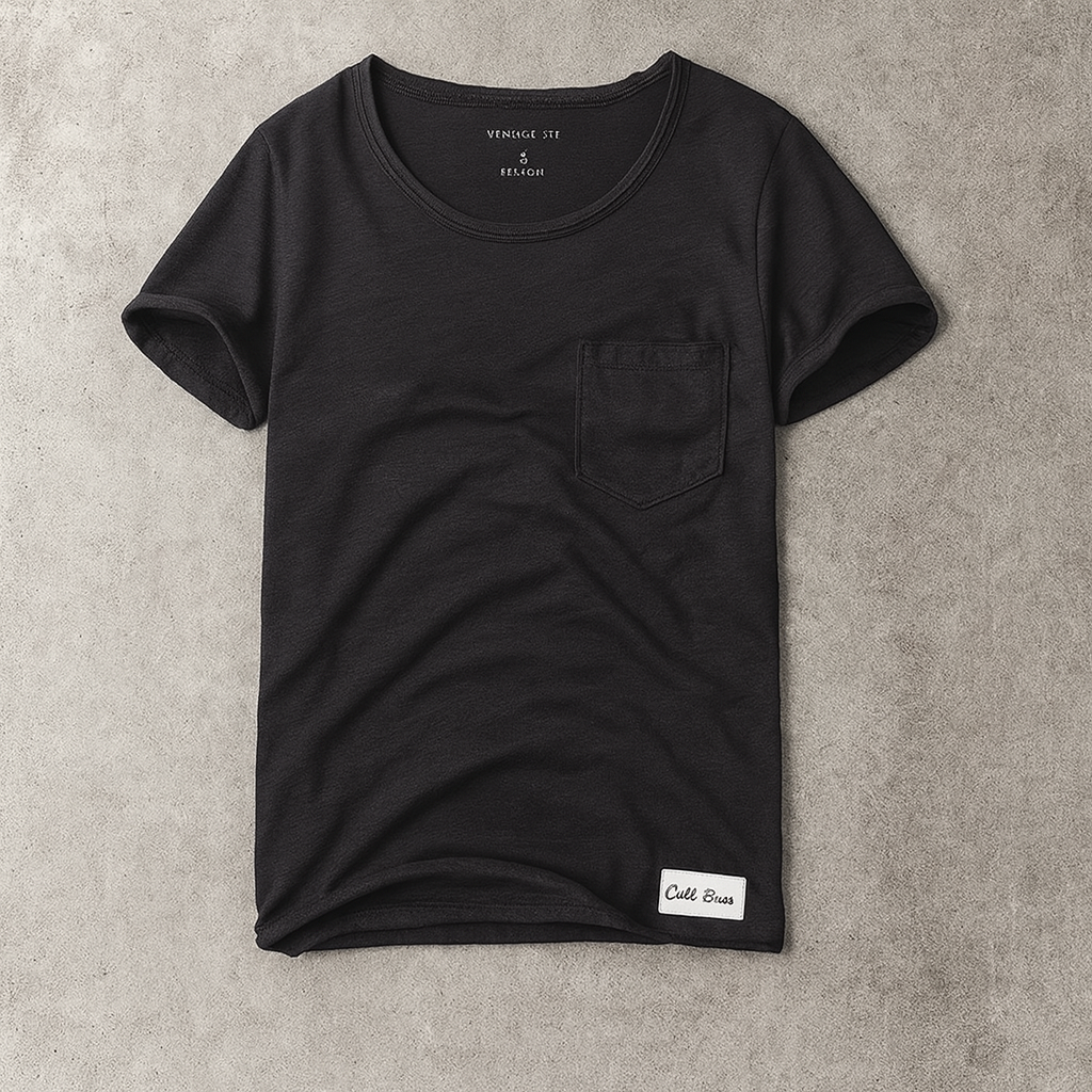 Simple Casual Men's Clothing Summer New Slub Cotton T-shirt