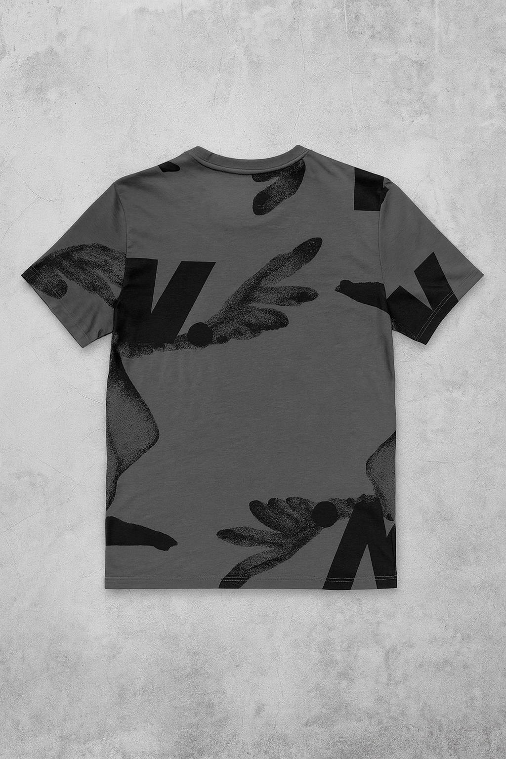 Slim-Fit T-Shirt met korte mouwen - Grijs